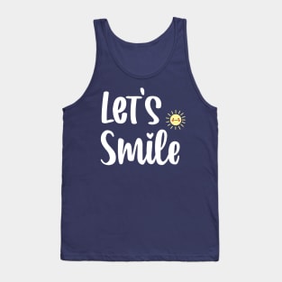 Let's Smile Tank Top